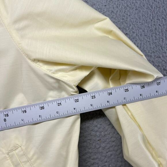 Vintage The Carolina Country Club Windbreaker Jacket Ladies Large Yellow 80s - Picture 5 of 12
